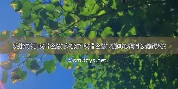 失眠了要吃什么药 失眠了吃什么药.就问藏有引力睡梦安