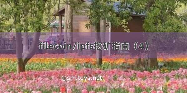 filecoin/ipfs挖矿指南（4）