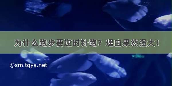 为什么跑步要逆时针跑？理由果然强大！