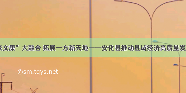 “茶旅文康”大融合 拓展一方新天地——安化县推动县域经济高质量发展侧记