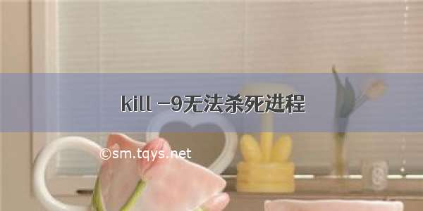 kill -9无法杀死进程