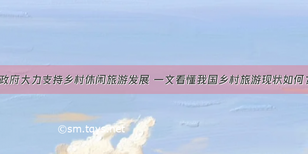 政府大力支持乡村休闲旅游发展 一文看懂我国乡村旅游现状如何？