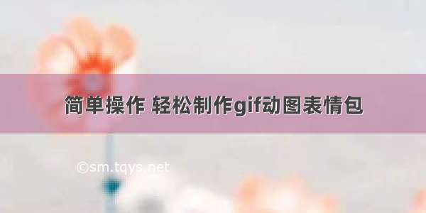 简单操作 轻松制作gif动图表情包