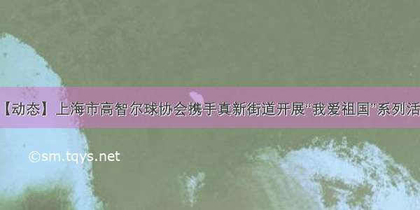 【动态】上海市高智尔球协会携手真新街道开展“我爱祖国”系列活动