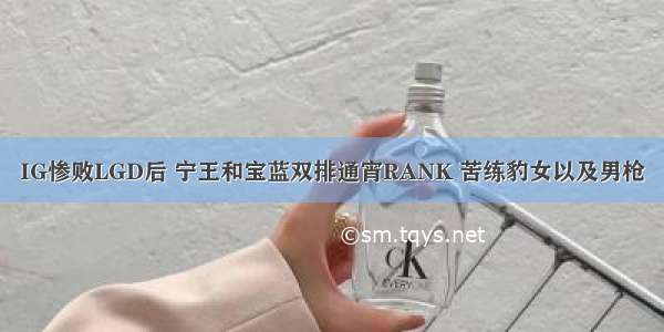 IG惨败LGD后 宁王和宝蓝双排通宵RANK 苦练豹女以及男枪