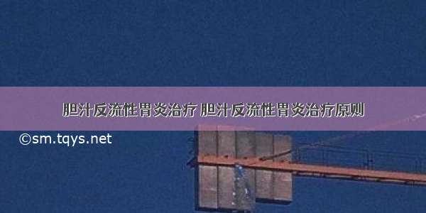 胆汁反流性胃炎治疗 胆汁反流性胃炎治疗原则