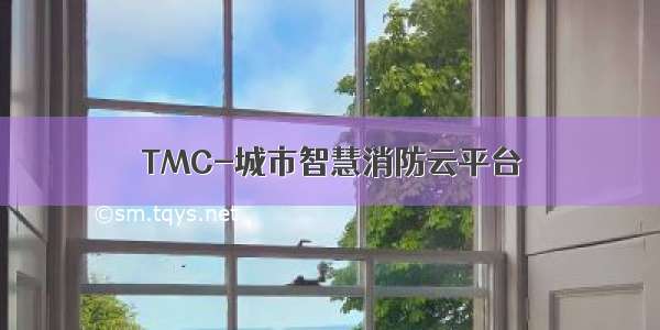 TMC-城市智慧消防云平台