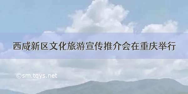 西咸新区文化旅游宣传推介会在重庆举行