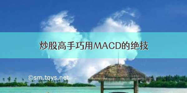 炒股高手巧用MACD的绝技