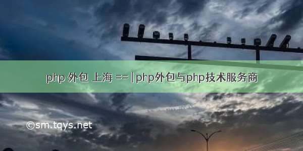php 外包 上海 == | php外包与php技术服务商