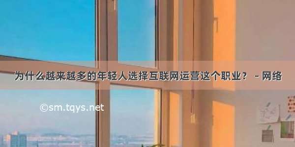 为什么越来越多的年轻人选择互联网运营这个职业？ – 网络