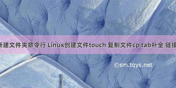 linux拷贝到新建文件夹命令行 Linux创建文件touch 复制文件cp tab补全 链接文件ln命令...