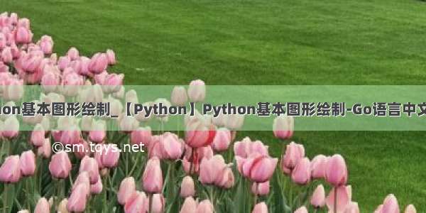 python基本图形绘制_【Python】Python基本图形绘制-Go语言中文社区