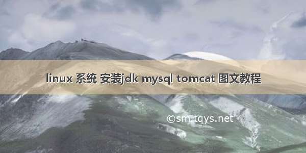 linux 系统 安装jdk mysql tomcat 图文教程