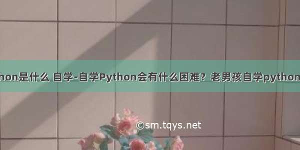 python是什么 自学-自学Python会有什么困难？老男孩自学python编程