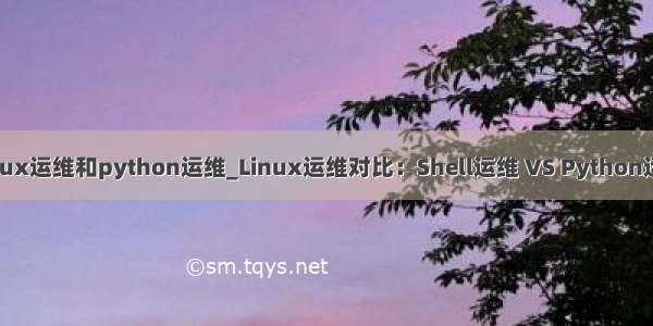 linux运维和python运维_Linux运维对比：Shell运维 VS Python运维