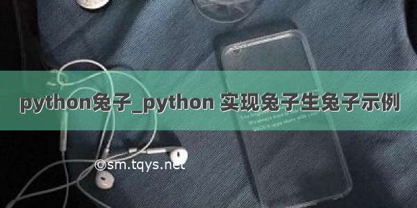 python兔子_python 实现兔子生兔子示例