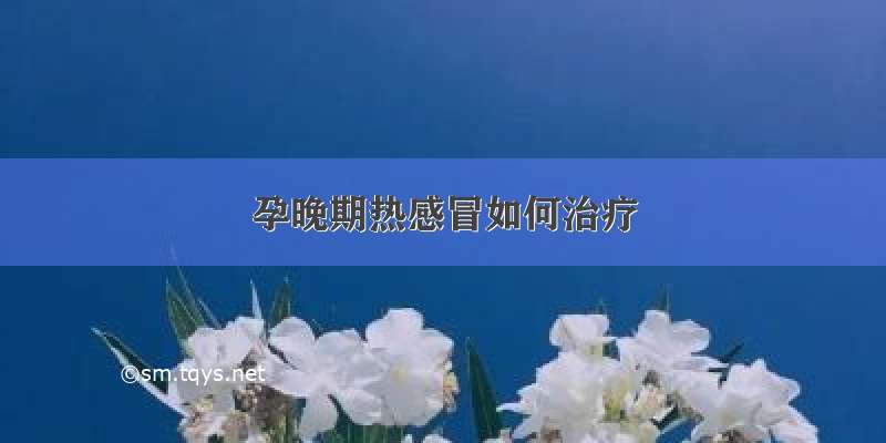 孕晚期热感冒如何治疗