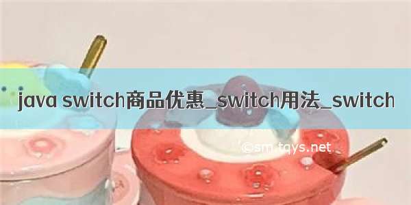 java switch商品优惠_switch用法_switch