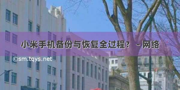 小米手机备份与恢复全过程？ – 网络