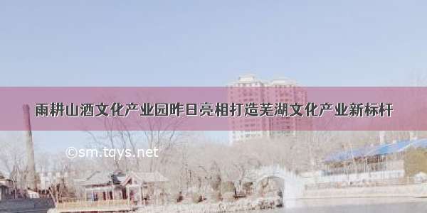 雨耕山酒文化产业园昨日亮相打造芜湖文化产业新标杆
