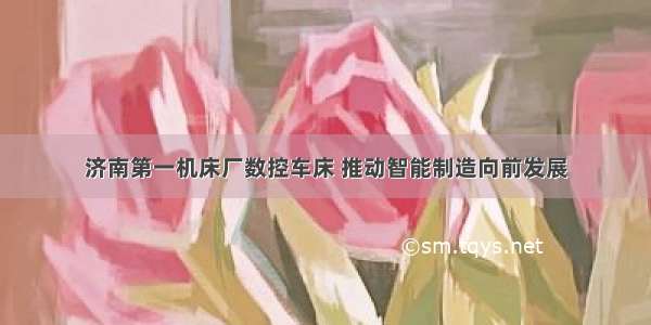 济南第一机床厂数控车床 推动智能制造向前发展