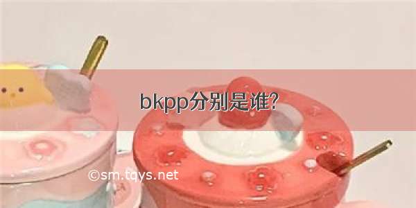 bkpp分别是谁?