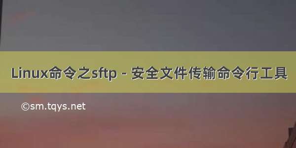 Linux命令之sftp - 安全文件传输命令行工具