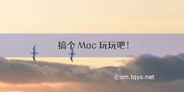  搞个 Mac 玩玩吧！