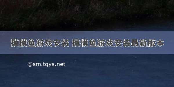 摸摸鱼游戏安装 摸摸鱼游戏安装最新版本