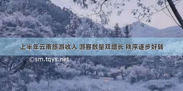 上半年云南旅游收入 游客数量双增长 秩序逐步好转