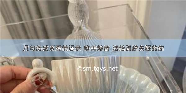 几句伤感系爱情语录 唯美煽情 送给孤独失眠的你