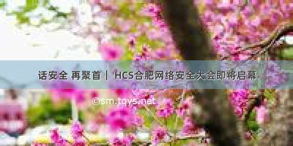 话安全 再聚首｜ HCS合肥网络安全大会即将启幕