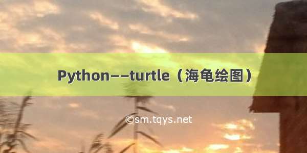 Python——turtle（海龟绘图）