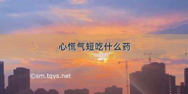 心慌气短吃什么药