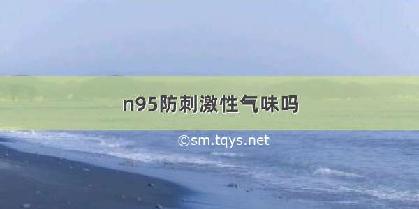 n95防刺激性气味吗