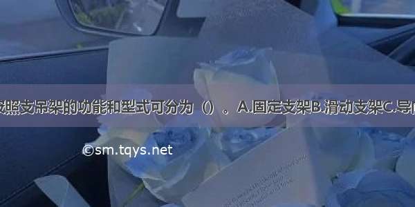 管网支吊架按照支吊架的功能和型式可分为（）。A.固定支架B.滑动支架C.导向支架D.弹簧