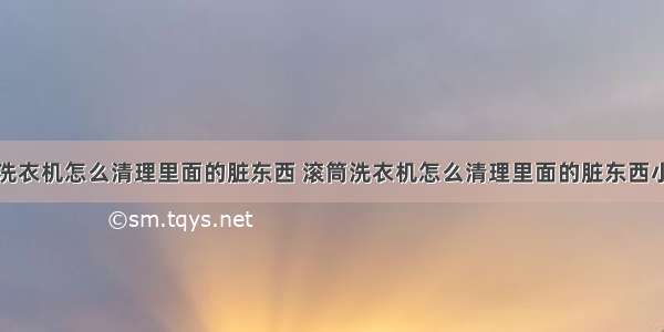 滚筒洗衣机怎么清理里面的脏东西 滚筒洗衣机怎么清理里面的脏东西小天鹅