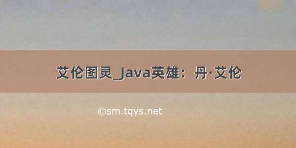 艾伦图灵_Java英雄：丹·艾伦