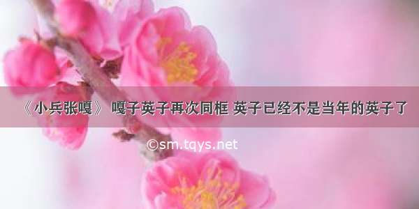 《小兵张嘎》 嘎子英子再次同框 英子已经不是当年的英子了