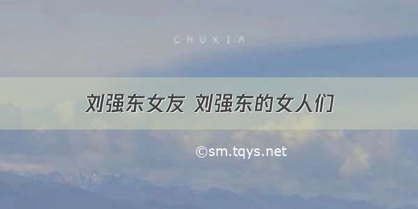 刘强东女友 刘强东的女人们