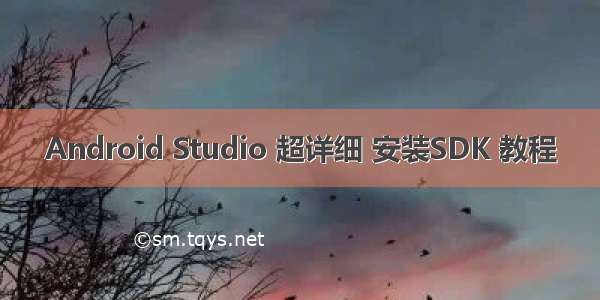 Android Studio 超详细 安装SDK 教程