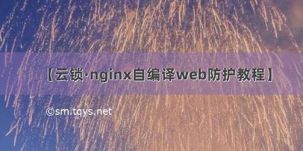 【云锁·nginx自编译web防护教程】