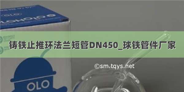 铸铁止推环法兰短管DN450_球铁管件厂家