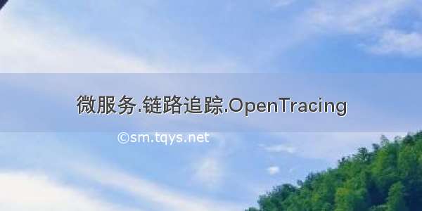 微服务.链路追踪.OpenTracing