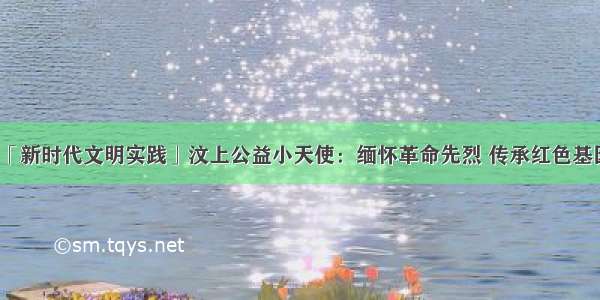 「新时代文明实践」汶上公益小天使：缅怀革命先烈 传承红色基因