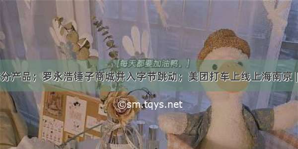 苹果召回部分产品；罗永浩锤子商城并入字节跳动；美团打车上线上海南京 | 极客头条...