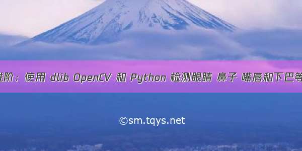 人脸检测进阶：使用 dlib OpenCV 和 Python 检测眼睛 鼻子 嘴唇和下巴等面部五官