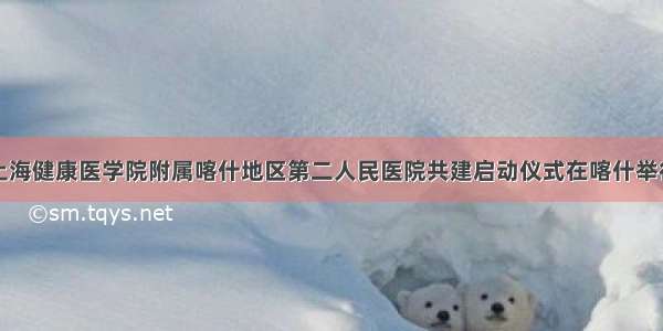 上海健康医学院附属喀什地区第二人民医院共建启动仪式在喀什举行