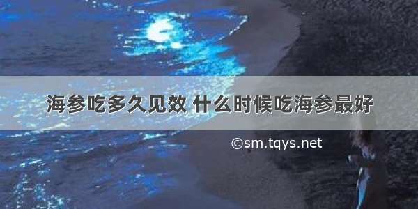 海参吃多久见效 什么时候吃海参最好